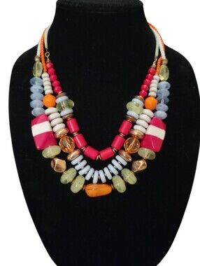 Charming Charlie Chunky Acrylic Beaded Necklace